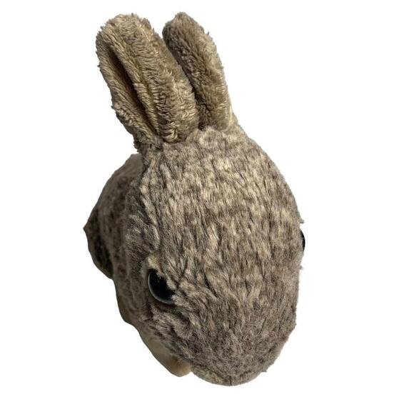 Wild Republic Brown Bunny Rabbit Plush Stuffed Animal Cottontail Toy Realistic‌‌ - Picture 4 of 9
